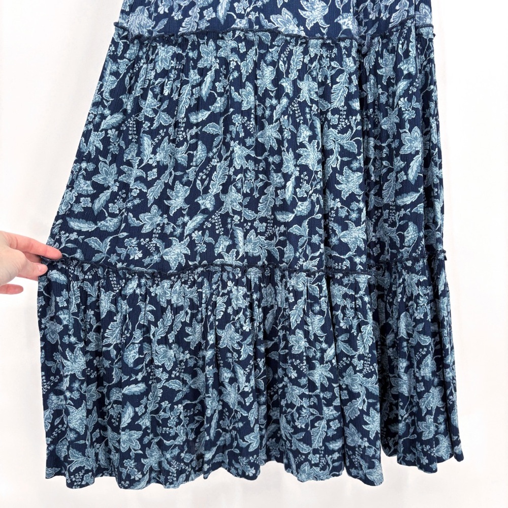 FAHERTY Orinda Blue Esna Floral Maxi Dress XS - Picture 10 of 14